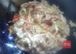 包菜炒肉片的做法图解6