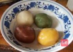 彩色冰皮月饼的做法图解8