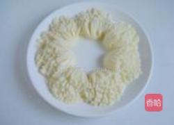 浇汁菊花玉子的做法图解6