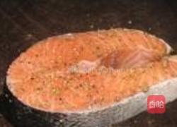 香草烤三文鱼的做法图解2