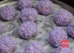 紫糯米丸子的做法图解9