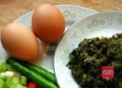 鸡蛋雪里红炒生蚝的做法图解1