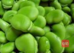 蒜香青蚕豆的做法图解2