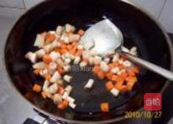 绿芥蓝蘑菇鸡丁的做法图解12