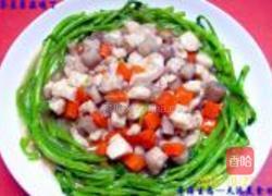 绿芥蓝蘑菇鸡丁的做法图解22