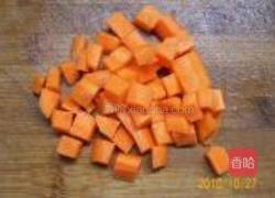 绿芥蓝蘑菇鸡丁的做法图解3