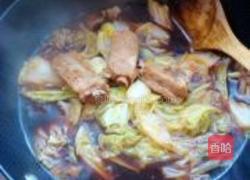 白菜粉条炖排骨的做法图解4
