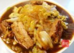 白菜粉条炖排骨的做法图解8