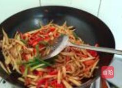 子姜红椒肉丝的做法图解6