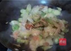 虾米炒芥菜头的做法图解5