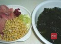 肉片海带的做法图解2