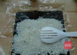 生菜沙拉寿司的做法图解3