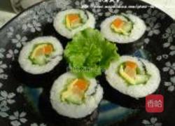 生菜沙拉寿司的做法图解8