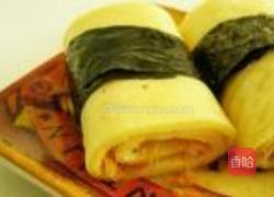 紫菜肉松蛋饼卷的做法图解5