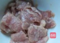 番茄肉片炒芸豆的做法图解3