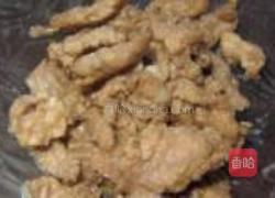 番茄肉片炒芸豆的做法图解4