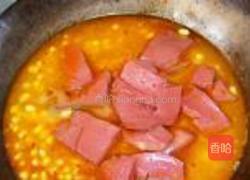 清肺黄豆烧猪红的做法图解7