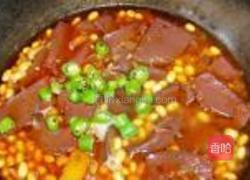 清肺黄豆烧猪红的做法图解8
