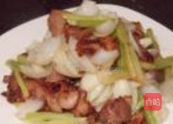 西芹炒百合的做法图解6