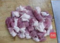 茭白焖肉的做法图解4