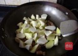茭白焖肉的做法图解8