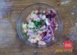 大蒜鸡杂炒麻腐的做法图解2