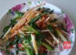 小葱拌萝卜的做法图解5