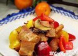 培根彩椒炒蘑菇的做法图解9