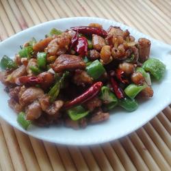 青椒麻辣鸡丁的做法[图]