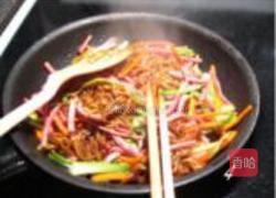 四丝炒面的做法图解5