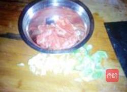 醋溜肉丝炒三样的做法图解2