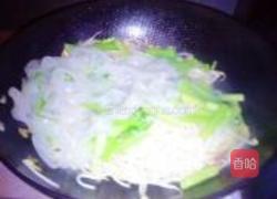 醋溜肉丝炒三样的做法图解7