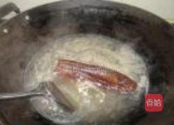 莴苣炒老腊肉的做法图解3