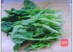 清汤菠菜的做法图解1