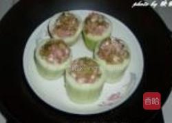 榨菜肉馅酿黄瓜的做法图解7