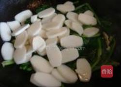 菠菜炒年糕的做法图解7