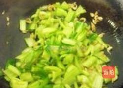 虾皮菜心的做法图解4