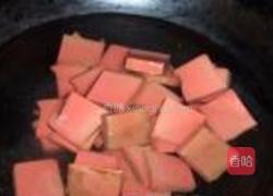 韭菜炒猪血的做法图解4