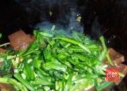 韭菜炒猪血的做法图解10