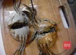 煎蟹的做法图解2