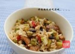 豆豉蒜苗炒肉丁的做法图解5
