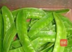 脆皮肉炒荷兰豆的做法图解3