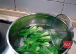 蚝油香菇扒菜心的做法图解3