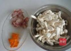 腊肠白玉菇的做法图解2