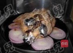 微波孜然葱香烤鸡的做法图解14