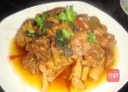 豆笋烧鸭子的做法图解29