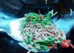 薄荷炒牛肉的做法图解8