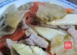 榨菜冬笋炒肉片的做法图解14