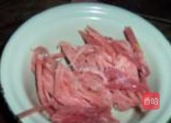 肉丝炒榨菜的做法图解3