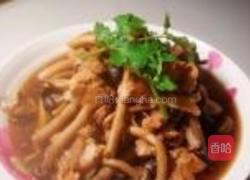 茶树菇炖肉的做法图解15